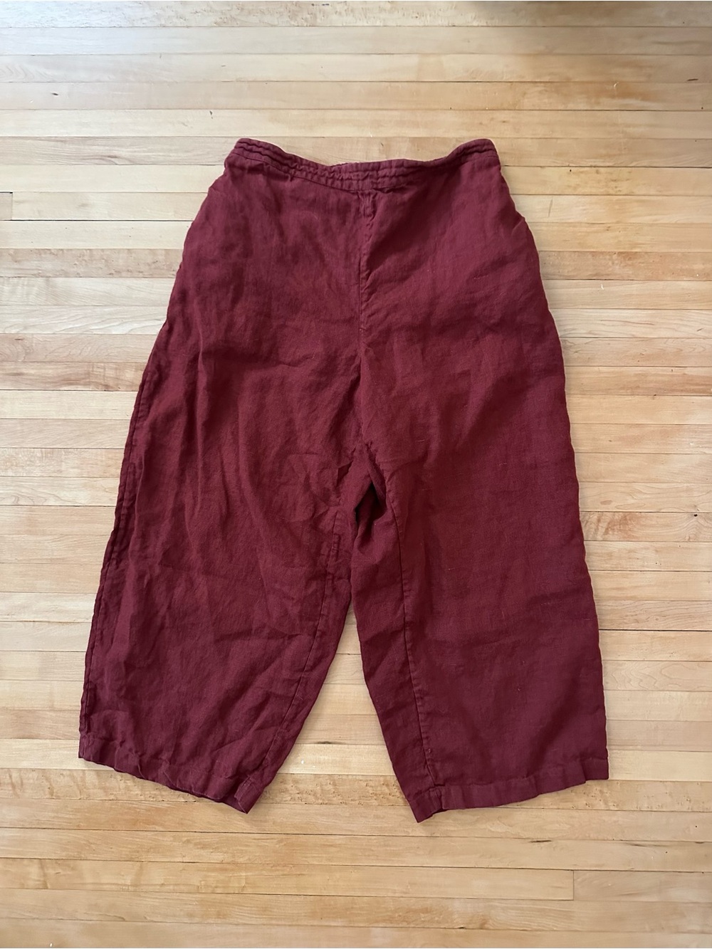 Anokhi cropped linen pants